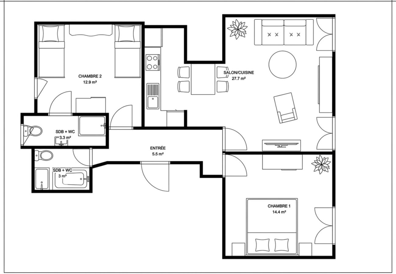 Appartement à Cannes - BARBARA By Terry's Homes 